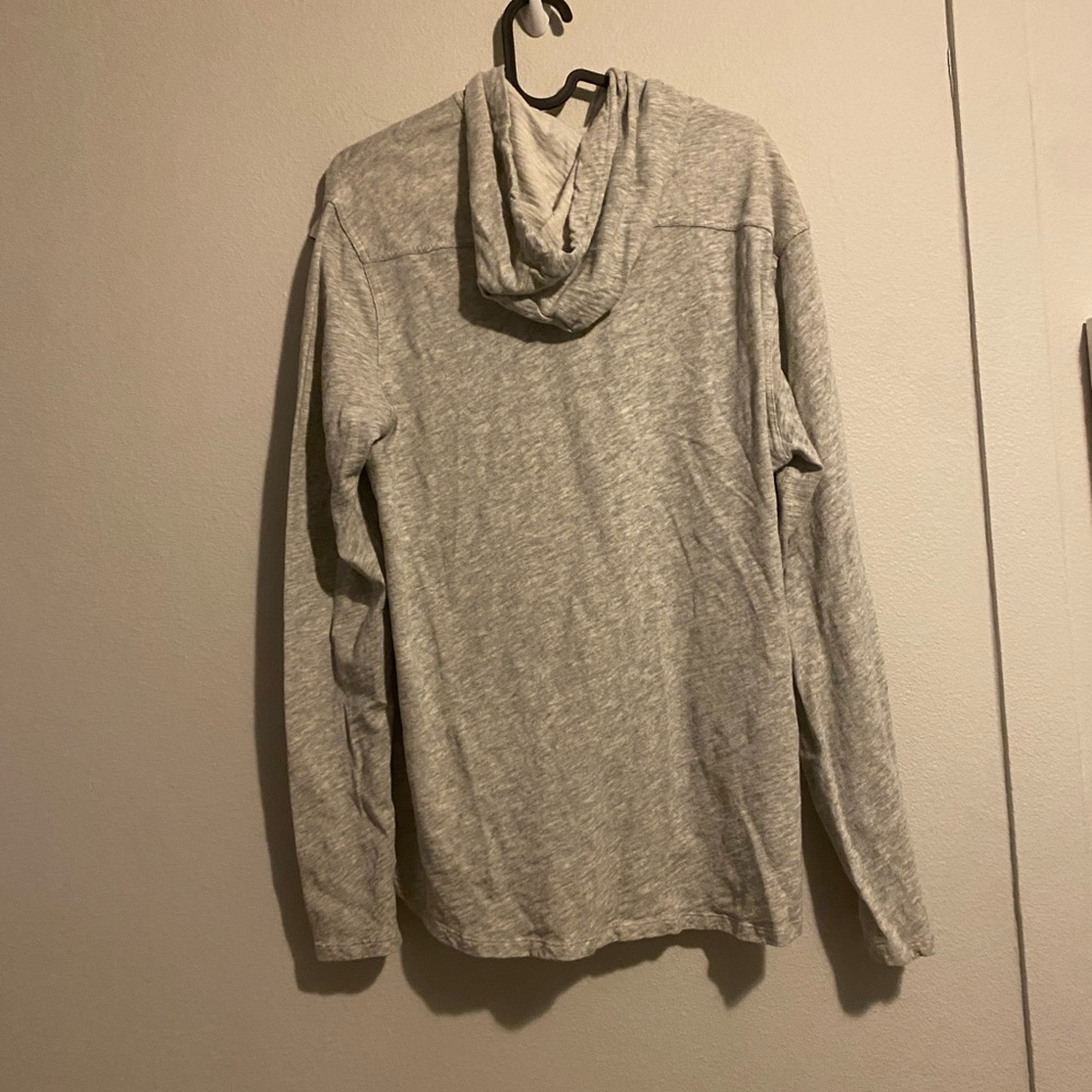 Vince Gray Pullover Button Hoodie - image 3